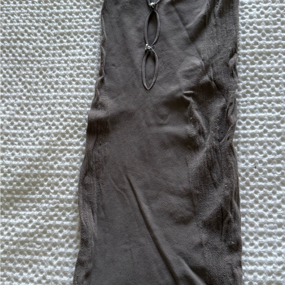 White Fox Attention Seeker Mini Dress Mushroom - Picture 3 of 5